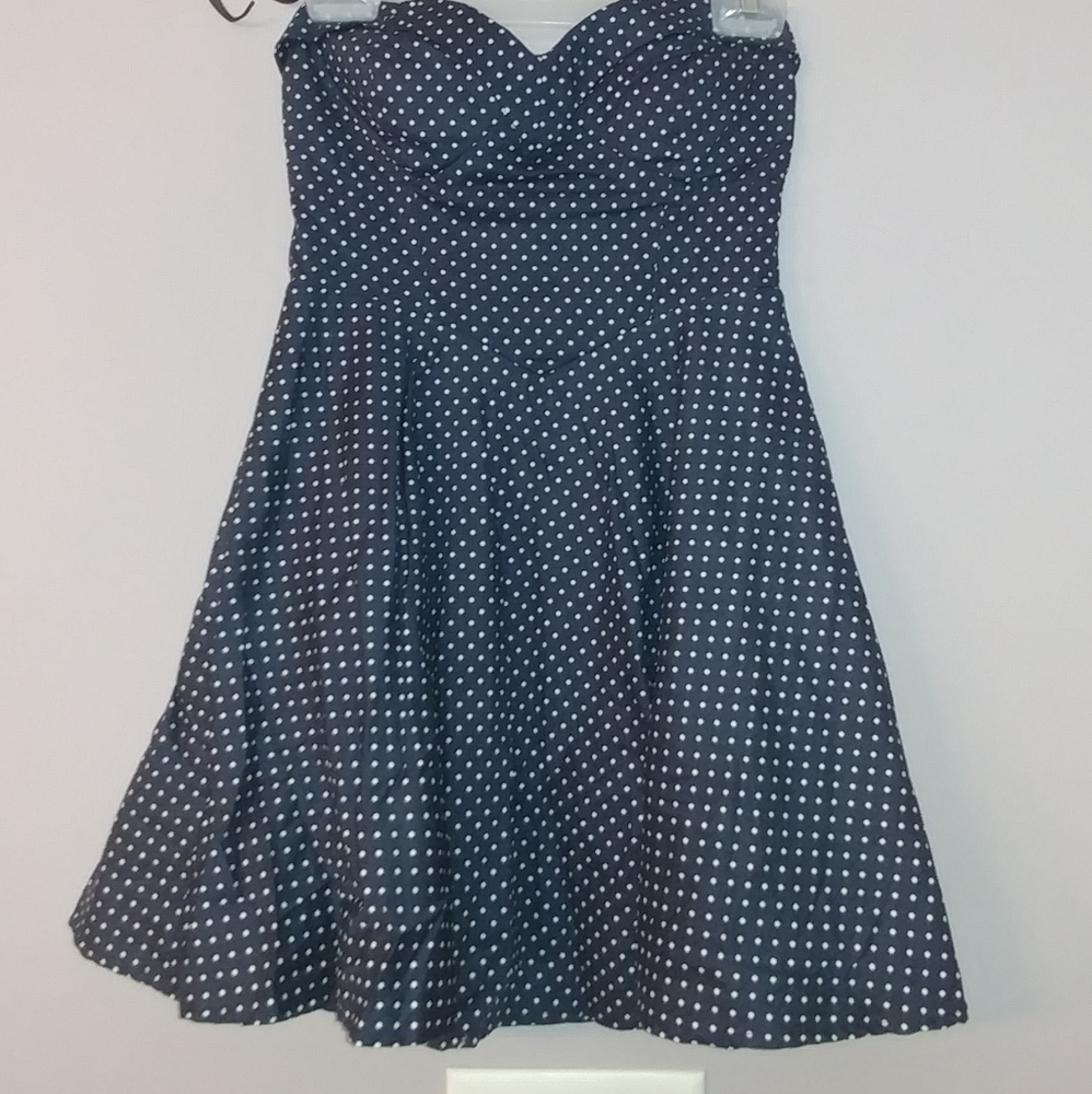 Vintage style polka dot dress